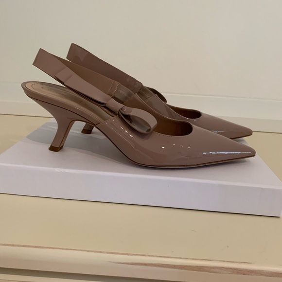 COPY - Dior kitten heels - 2.5 inch heel. Powder pink. - Picture 5 of 9